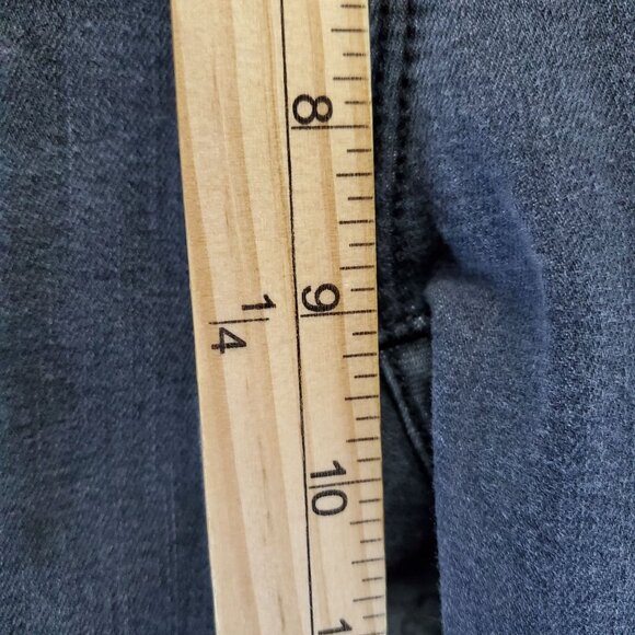 Just Black Jeans Womens Size 27 Gray Skinny Frayed Hem Stretch Denim - Picture 6 of 12
